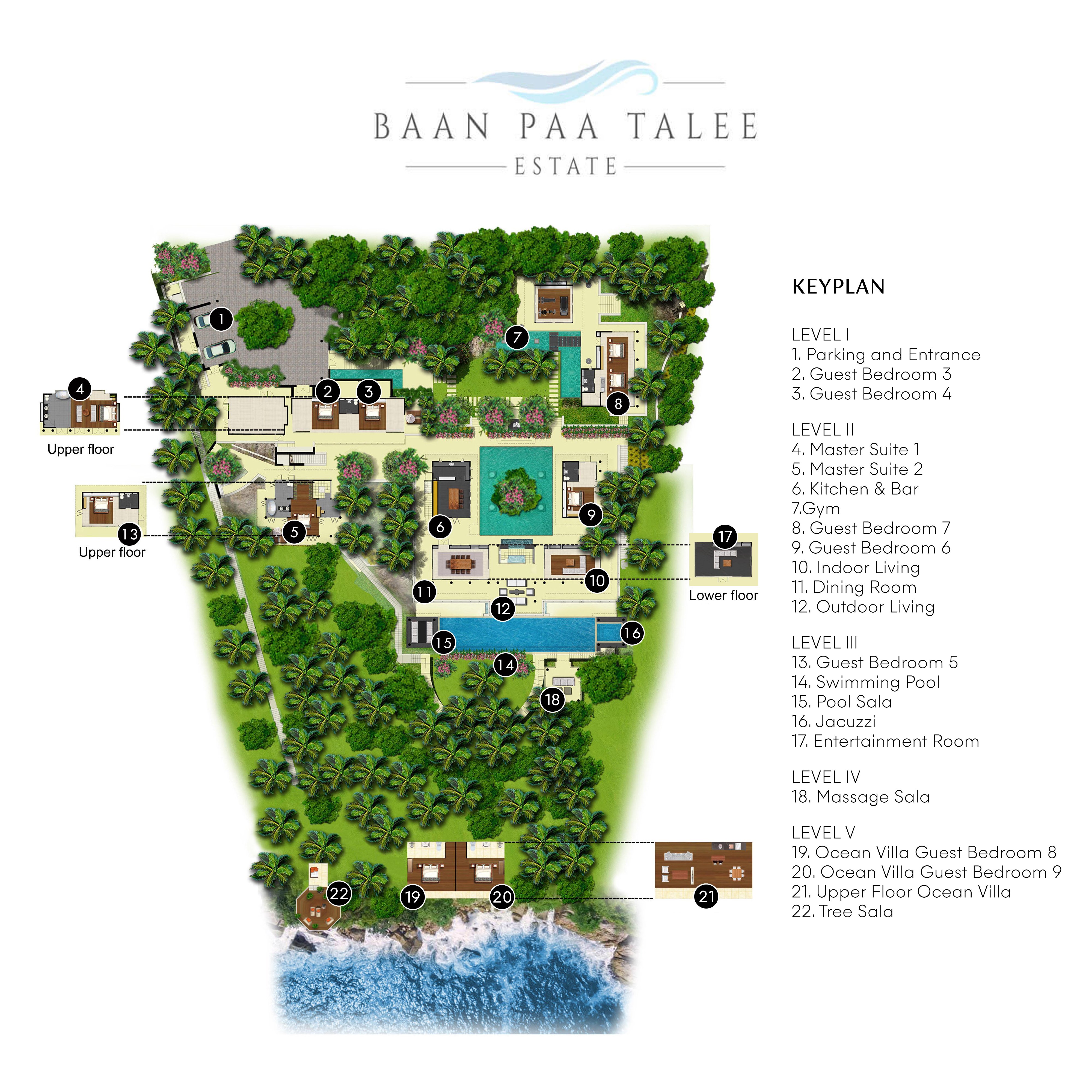 Baan Paa Talee Estate Floorplan